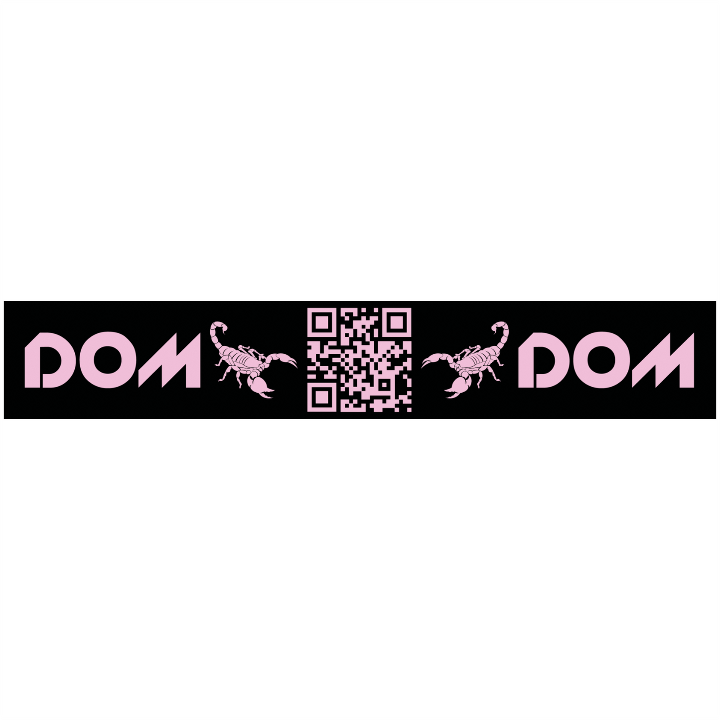 DOM SCORPION BLACK STICKER