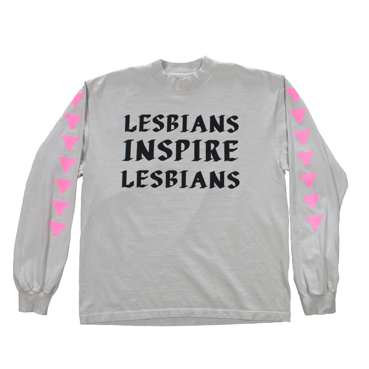 LESBIANS INSPIRE LESBIANS CEMENT L/S TEE